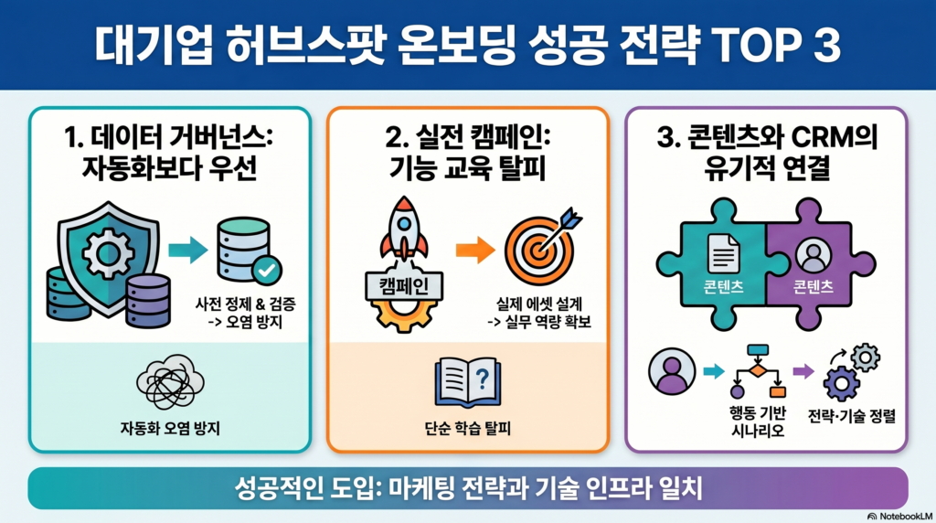 HubSpot Onboarding of ICT Conglomerate-3 lessons after onboarding