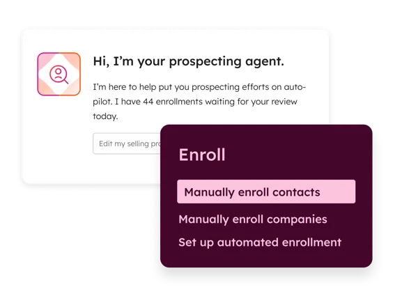 Sales hub - Prospecting Agent
