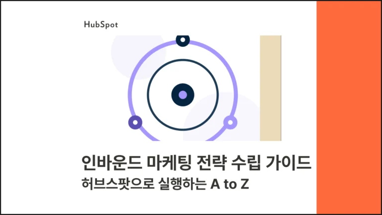 인바운드 마케팅 전략 수립 가이드 - 허브스팟으로 실행하는 A to Z 썸네일 이미지