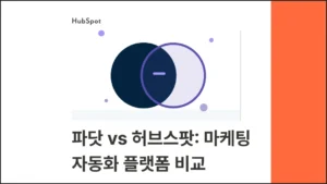 파닷(Pardot) vs 허브스팟 : 2026년 B2B 마케팅 자동화 플랫폼 비교 썸네일 이미지