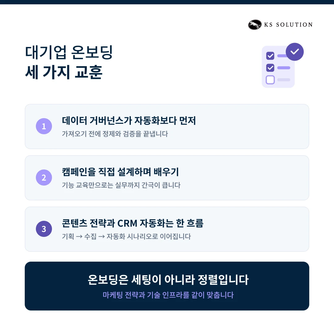 허브스팟(HubSpot) 온보딩 사례 | ICT 통신 산업군 대기업 - 대기업 온보딩 세 가지 교훈